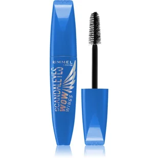 Rimmel Wodoodporny tusz do rzęs Wow Wing Mascara 01 Waterproof Black - Tusze do rzęs - miniaturka - grafika 1