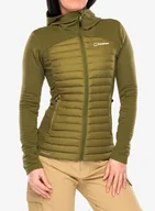 Kurtki damskie - Kurtka hybrydowa damska Berghaus Nula Hybrid Jacket - oak moss - miniaturka - grafika 1
