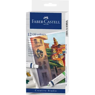 Faber-Castell Farby Olejne W Tubkach 12 Kol X 9 Ml - Farby i media malarskie - miniaturka - grafika 1