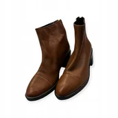 Botki damskie - Klasyczne botki damskie Cole Haan 38 - miniaturka - grafika 1