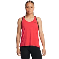Koszulki sportowe damskie - Damski top treningowy Under Armour Knockout Tank - czerwony - UNDER ARMOUR - miniaturka - grafika 1