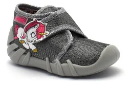 Kapcie dziecięce Befado 523P016 - Buty dla dziewczynek - miniaturka - grafika 1