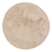 Dywany - Beżowy ręcznie wykonany dywan z bawełny Nattiot Perla, ø 110 cm - miniaturka - grafika 1