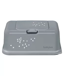 Funkybox - Pojemnik na Chusteczki, Grey Little Stars - Pojemniki łazienkowe - miniaturka - grafika 1