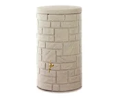 Zbiorniki na deszczówkę - Zbiornik na deszczówkę 230 l, zbiornik Arcado średnica 60 cm, 105 wys. (kolor: piaskowy) - miniaturka - grafika 1