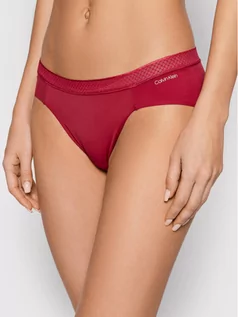 Majtki damskie - Calvin Klein Underwear Figi klasyczne Seductive Comfort 000QF6308E Bordowy - grafika 1