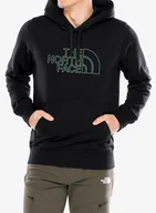 Bluzy sportowe męskie - Bluza z kapturem The North Face Drew Peak Light Hoodie - tnf black/duck green - miniaturka - grafika 1