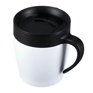 Kubek z uchem Chillout 350 ml, biały - Kubki termiczne - miniaturka - grafika 1