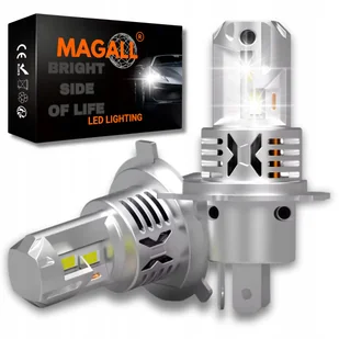 ŻARÓWKI H4 LED MAGALL X PRO 1 DO 1 BIAŁE ŚWIATŁO 5500K 70W 12V 16000 LM - Żarówki samochodowe - miniaturka - grafika 1
