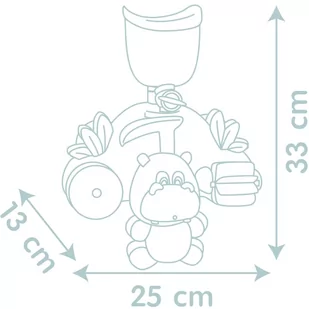 Smoby Little Smoby Hipopotam do kąpieli - Zabawki interaktywne dla dzieci - miniaturka - grafika 4