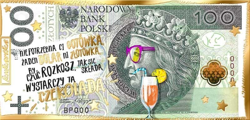 Czekolada mleczna 100 złotych, 100 g