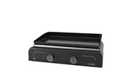 Raclette - Campingaz Plancha Electric 2 XD, elektryczny grill stołowy, z płytą żeliwną i 2 oddzielnymi strefami do gotowania, moc 3400 W; idealny do grillowania śródziemnomorskiego 300006756 Czarny - miniaturka - grafika 1