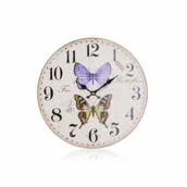 Zegary - Zegar ścienny Butterflies, śr. 34 cm - miniaturka - grafika 1