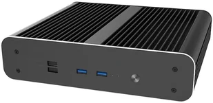 Akasa Euler CTX PC Gehuse, Fanless Mini-Case, Thin-Mini-ITX - schwarz - Obudowy komputerowe - miniaturka - grafika 1