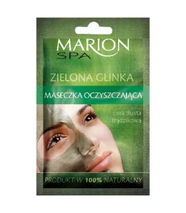 Marion Oczyszczająca maseczka do twarzy Zielona glinka - SPA Mask Oczyszczająca maseczka do twarzy Zielona glinka - SPA Mask - Maseczki do twarzy - miniaturka - grafika 1