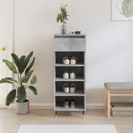 Wieszaki i stojaki - vidaXL Szafka na buty, szarość betonu, 40x36x105 cm - miniaturka - grafika 1