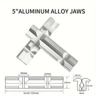 Inne - TEMU 1 Szt. Magnetyczna Osłona Ochronna Na Imadło, Szczęki 4-8''/10,16,32 Cm, Osłona Ochronna, Stop Aluminium, Akcesoria Ochronne - miniaturka - grafika 1