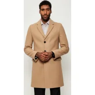 Płaszcze męskie - HUGO Wełniany płaszcz Migor2541 - miniaturka - grafika 1