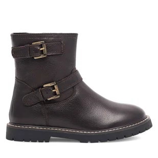 Botki Badura 9K7518 Brązowy - Buty dla dziewczynek - miniaturka - grafika 1