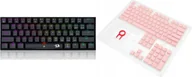 Klawiatury - Redragon K630 DragonBorn Outemu Red RED-K630RGB + A130 PBT Doubleshot Pink Keycaps A130 Pink - miniaturka - grafika 1
