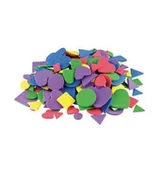 Przybory szkolne - BREWIS Naklejka ozdobna pianki Figury (200) - miniaturka - grafika 1