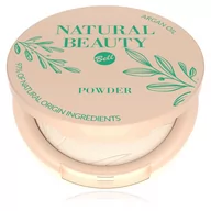 Pudry do twarzy - Bell puder prasowany z olejem arganowym NATURAL BEAUTY Powder 001, 9g - miniaturka - grafika 1