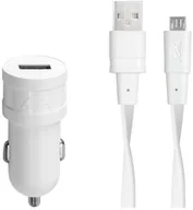 Ładowarki samochodowe - MOBILE CHARGER CAR/WHITE VA4222 WD1 RIVACASE - miniaturka - grafika 1