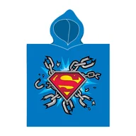 Ręczniki - Ponczo kąpielowe dla dzieci Superman, 55 x 110 cm - miniaturka - grafika 1
