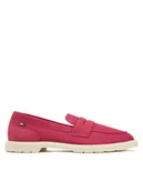Półbuty damskie - Tommy Hilfiger Loafersy FW0FW08679 Różowy - miniaturka - grafika 1