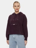 Bluzy damskie - Lee Bluza Vintage Hoodie Rodeo 112341554 Fioletowy Regular Fit - miniaturka - grafika 1