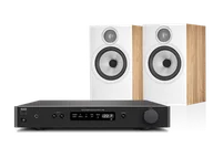 Zestawy stereo - NAD C338 (czarny) + 606 S3 (dąb) - miniaturka - grafika 1