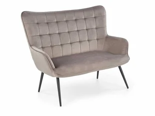CASTEL XL sofa popielaty / czarny Halmar  - Sofy i kanapy - miniaturka - grafika 1