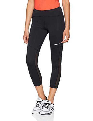 Nike Damskie legginsy treningowe 3/4 Fly Victory Crop czarny czarny/biały XL