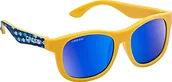Akcesoria i dodatki do ubrań dla dzieci - Cressi Unisex-Youth Teddy Sunglasses Okulary przeciwsłoneczne Junior ,Waves/Lustrzany Obiektyw Niebieski ,Jeden rozmiar ,XDB100432 - miniaturka - grafika 1
