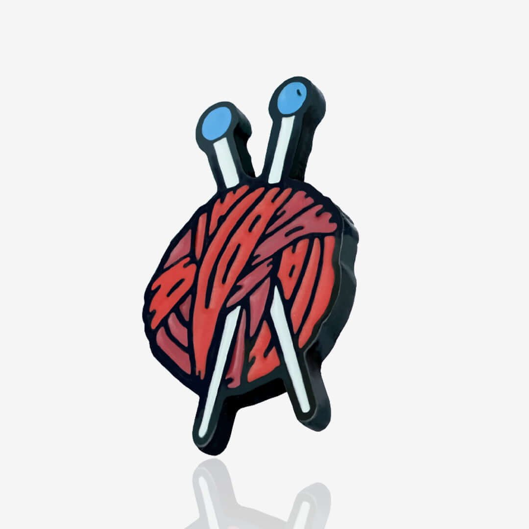 Pins kłębek włóczki
