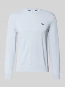 Swetry męskie - Sweter z dzianiny kroju regular fit z mieszanki bawełny - miniaturka - grafika 1