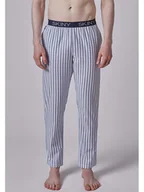 Piżamy męskie - Skiny Spodnie piżamowe w kolorze błękitnym - miniaturka - grafika 1