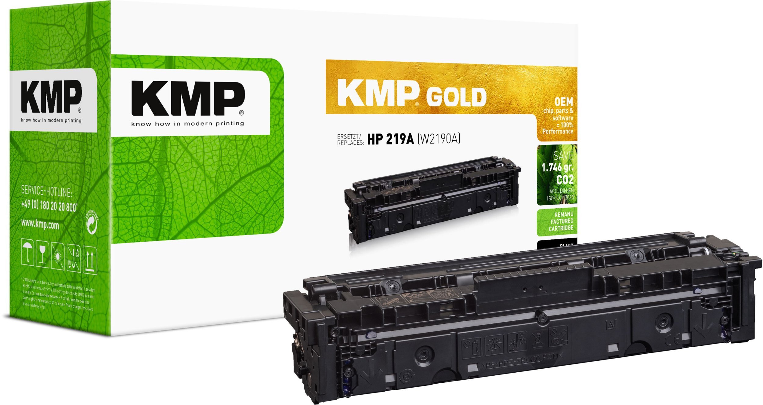 Toner KMP Gold Toner HP 219A W2190A black 1300 stron 2571,6000