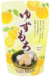 YUZU MOCHI - CIASTKA RYŻOWE YUZU (CYTRUSOWE), SEIKI 130g - Żelki - miniaturka - grafika 1