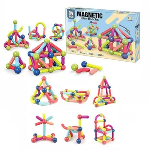 Klocki magnetyczne konstrukcyjne Magnetics - Klocki - miniaturka - grafika 1