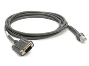 Zebra CBA-R08-S07ZBR kabel równoległy Szary 2,1336 m RS232 DB9 - Kable komputerowe i do monitorów - miniaturka - grafika 1