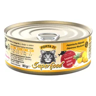 Mokra karma dla kotów - 6x80g Porta 21 Superfood makrela z ananasem, mokra karma dla kota| - miniaturka - grafika 1