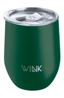 Kubki termiczne - WINK Bottle, Kubek termiczny TUMBLER DARK GREEN, bez BPA, 350 ml - miniaturka - grafika 1