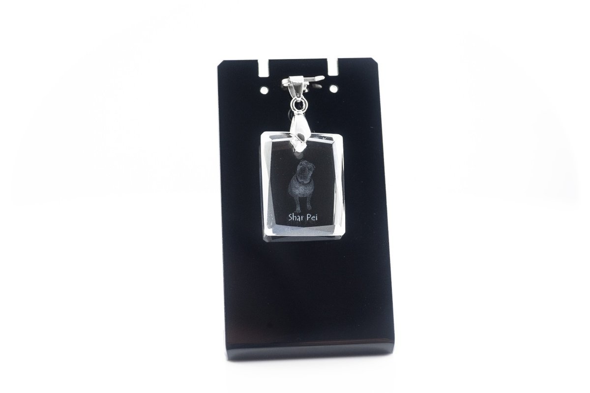 Shar Pei wisiorek kryształowy z psem Art-Dog