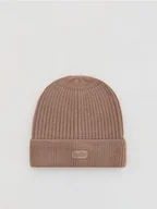 Czapki damskie - Reserved - Czapka z wiskozą - brązowy - miniaturka - grafika 1