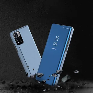 Clear View Case futerał etui z klapką Huawei nova 8i czarny - Etui i futerały do telefonów - miniaturka - grafika 5