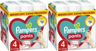 Pieluchy - Pampers Pieluchomajtki 4, 9-15 kg, 176 szt. x2 - miniaturka - grafika 1