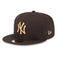 Czapki i chusty sportowe męskie - Czapka z daszkiem New Era 9FIFTY MLB NY New York Yankees League Essential Brown - 60424694-S - M - miniaturka - grafika 1