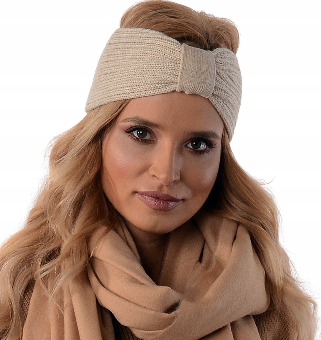 Polska opaska damska na głowę - Latte - O4