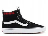 Buty sportowe męskie - Buty męskie trampki wysokie czarne Vans Filmore Hi Vansguard VN0A5HZK9BY 43 - miniaturka - grafika 1
